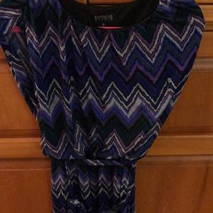 Chevron stripe dress size 6